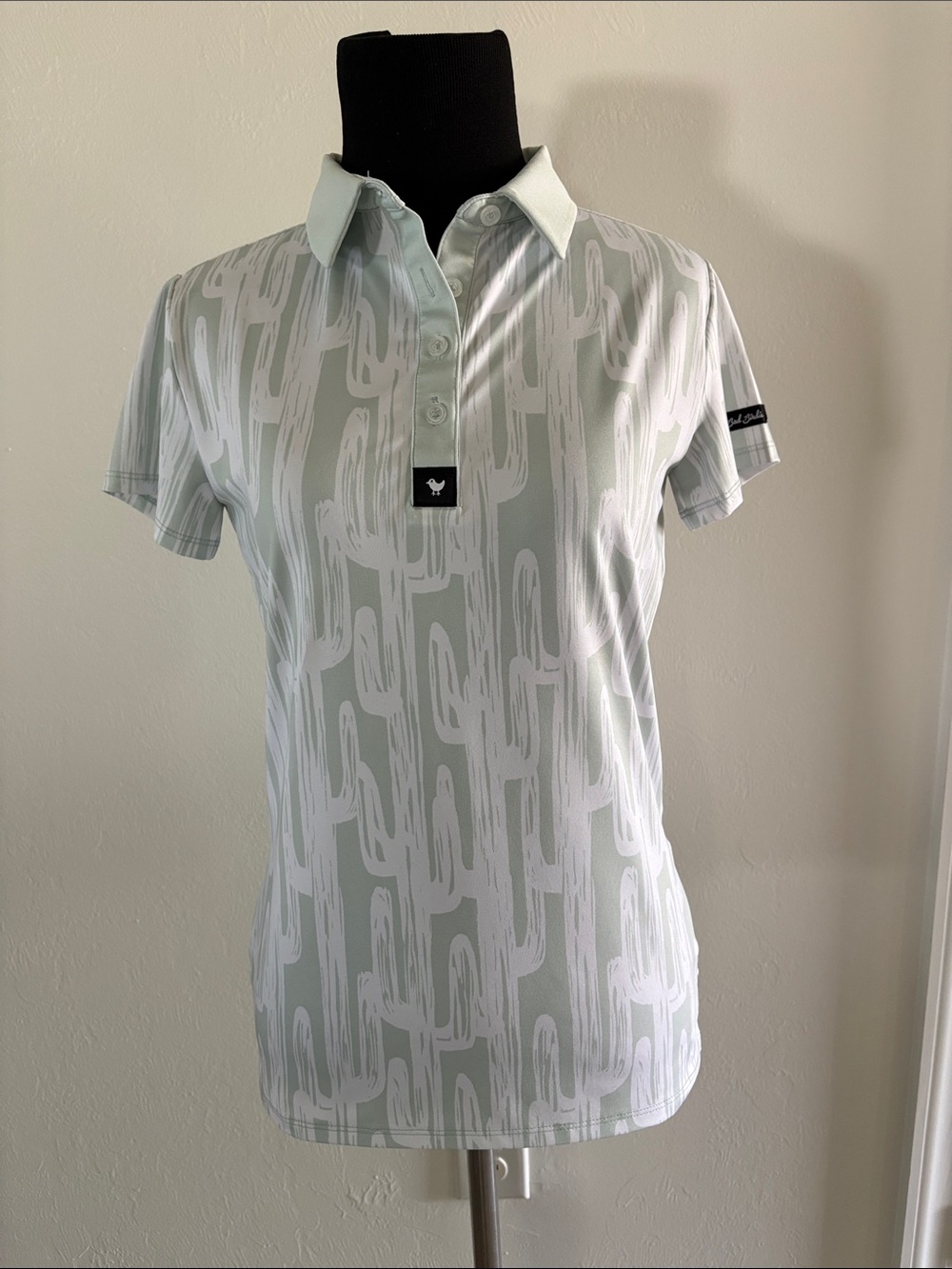 Polo-style short sleeve top